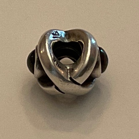 PANDORA 925 Sterling Silver Real Red Garnet Evil's Eye Bead Charm - Picture 3 of 5